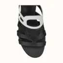 Hermes Celena Sandal Noir / Blanc
