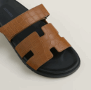 Hermes Chypre Sandal - Brun Fumé
