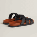 Hermes Chypre Sandal - Noir / Naturel