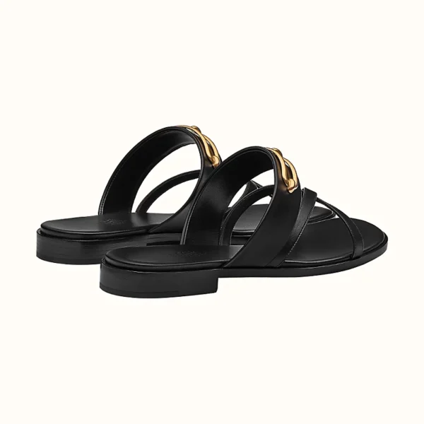Hermes Claire Sandal Noir - Image 3