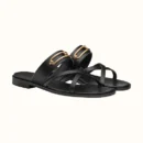 Hermes Claire Sandal Noir
