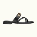 Hermes Claire Sandal Noir