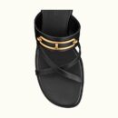Hermes Claire Sandal Noir