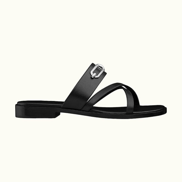 Hermes Claire Sandal Noir - Image 2