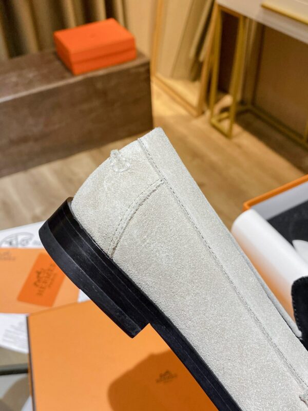Hermes Destin Loafer Cream - Image 4