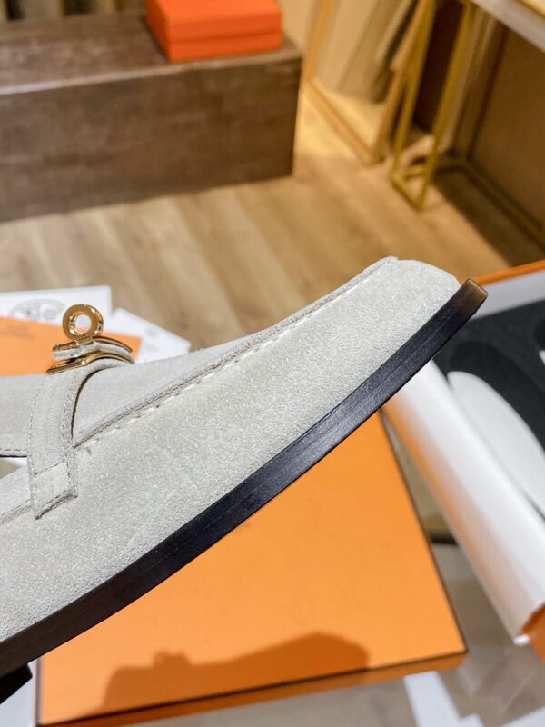 Hermes Destin Loafer Cream - Image 6