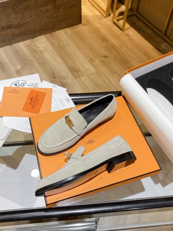 Hermes Destin Loafer Cream