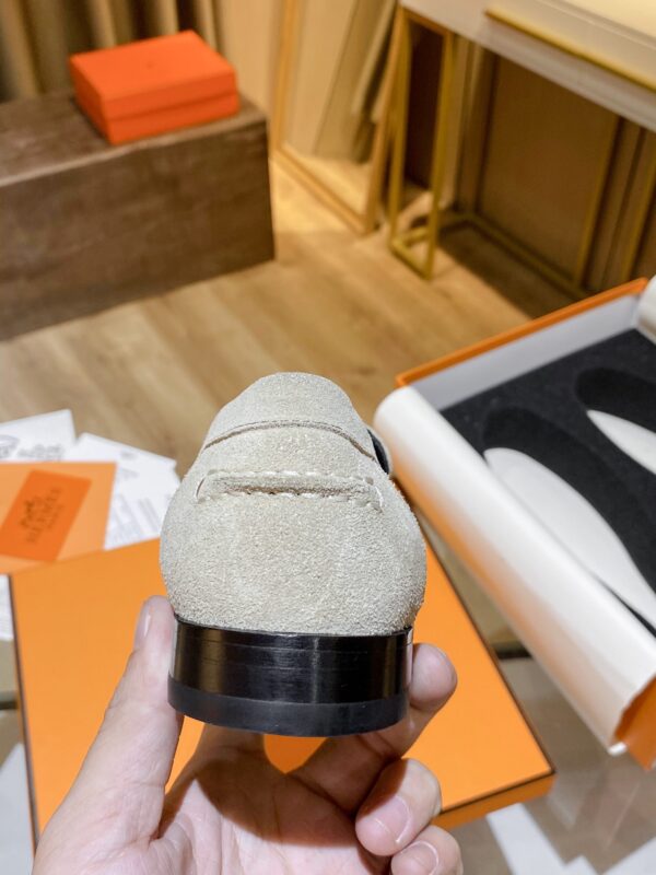 Hermes Destin Loafer Cream - Image 8