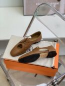 Hermes Electra 90 Sandal Brown