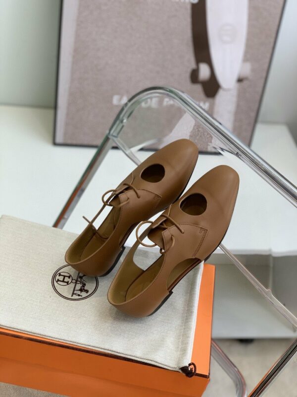 Hermes Electra 90 Sandal Brown - Image 7