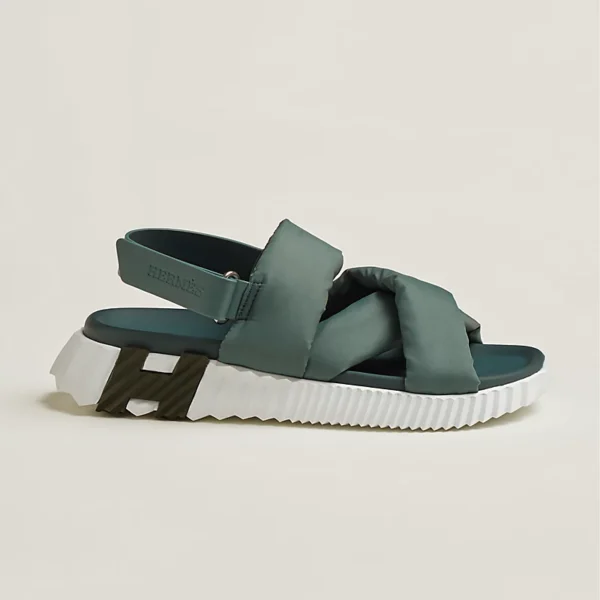 Hermes Electric Sandal Bleu / Bleu Pinede - Image 2