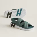 Hermes Electric Sandal Bleu / Bleu Pinede
