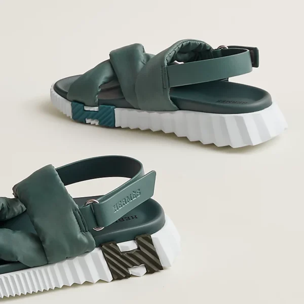 Hermes Electric Sandal Bleu / Bleu Pinede - Image 5
