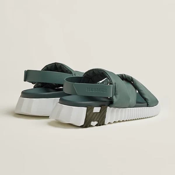 Hermes Electric Sandal Bleu / Bleu Pinede - Image 4
