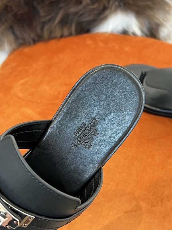 Hermes Elixir Neo Sandal Black - Image 5