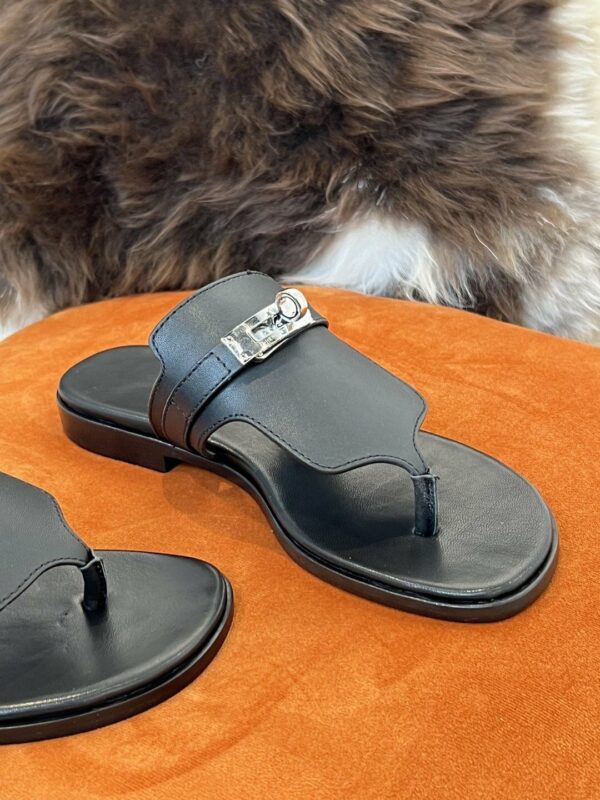 Hermes Elixir Neo Sandal Black - Image 7