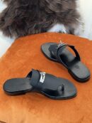 Hermes Elixir Neo Sandal Black