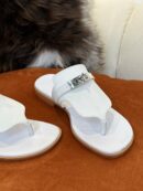 Hermes Elixir Neo Sandal White