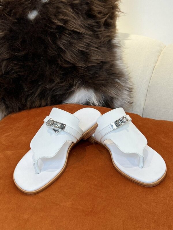 Hermes Elixir Neo Sandal White - Image 8