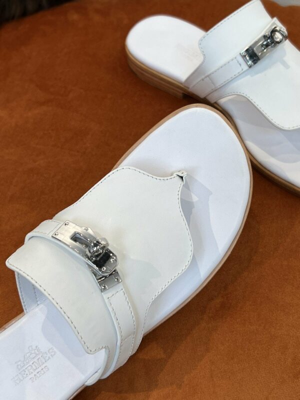 Hermes Elixir Neo Sandal White - Image 6
