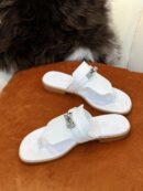 Hermes Elixir Neo Sandal White