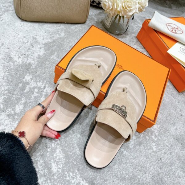 Hermes Elixir Sandal Beige - Image 8