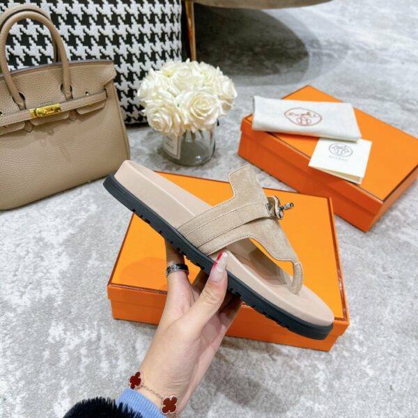 Hermes Elixir Sandal Beige - Image 2