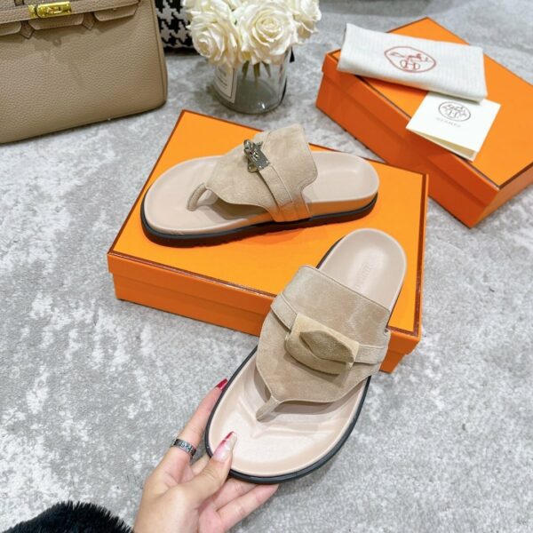 Hermes Elixir Sandal Beige - Image 7