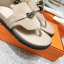 Hermes Elixir Sandal Beige