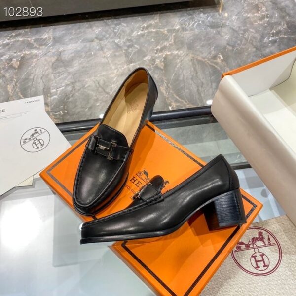 Hermes Elysee  Pump Black - Image 3