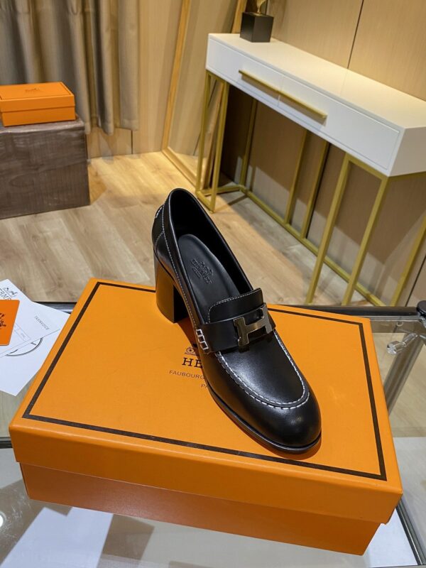 Hermes Elysee Pump Black - Image 7