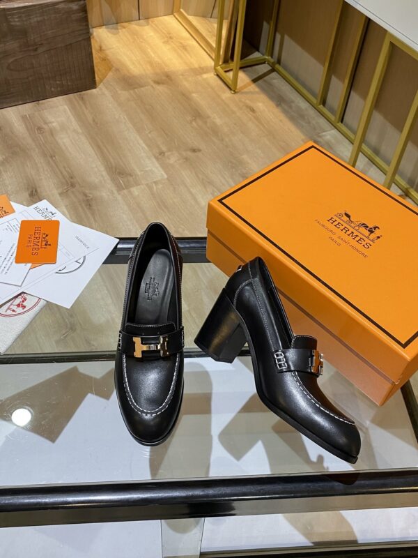 Hermes Elysee Pump Black - Image 6