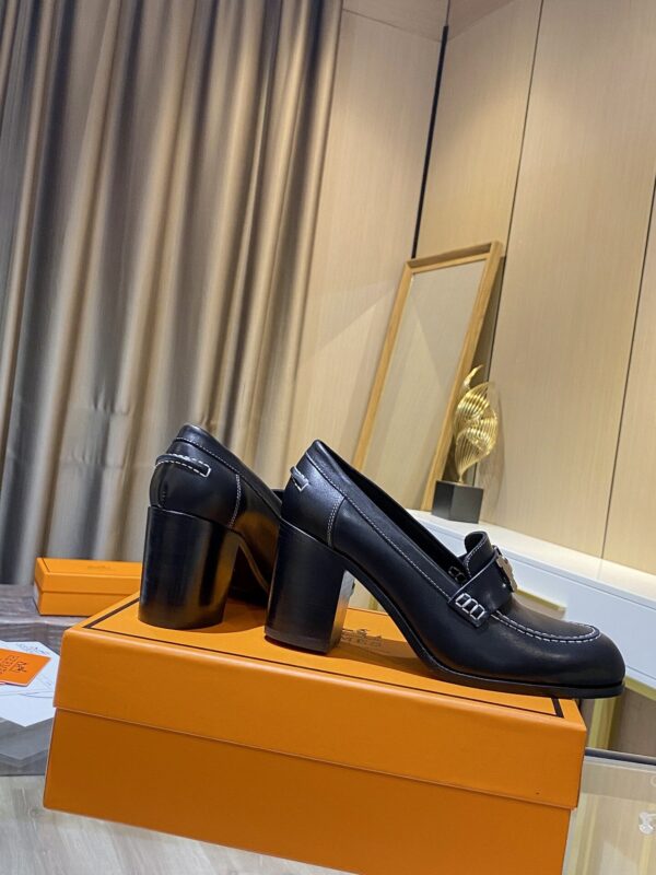 Hermes Elysee Pump Black - Image 8