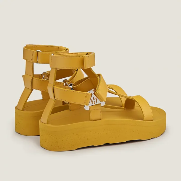 Hermes Enid Sandal Jaune Itauba - Image 3
