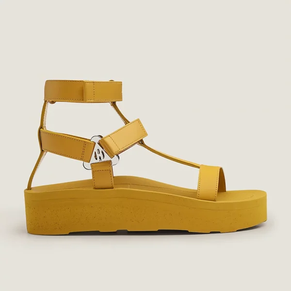 Hermes Enid Sandal Jaune Itauba - Image 2