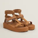 Hermes Enid Sandal Naturel