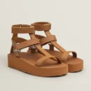 Hermes Enid Sandal Naturel