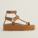 Hermes Enid Sandal Naturel