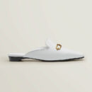 Hermes Esmee Mule Goatskin Blanc