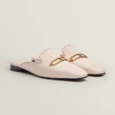 Hermes Esmee Mule Goatskin Blanc Poros
