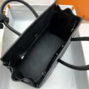 Hermes Etoupe Shadow Birkin 25 Black
