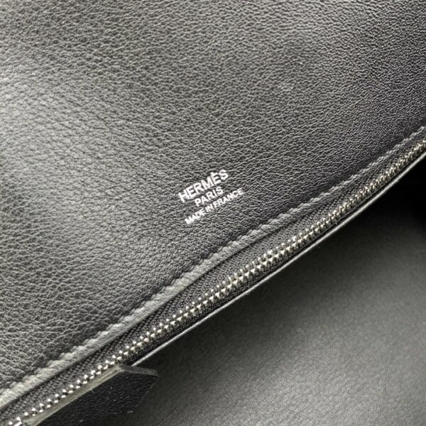 Hermes Etoupe Shadow Birkin 25 Black - Image 7
