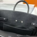 Hermes Etoupe Shadow Birkin 25 Black