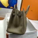 Hermes Etoupe Shadow Birkin 25 Brown