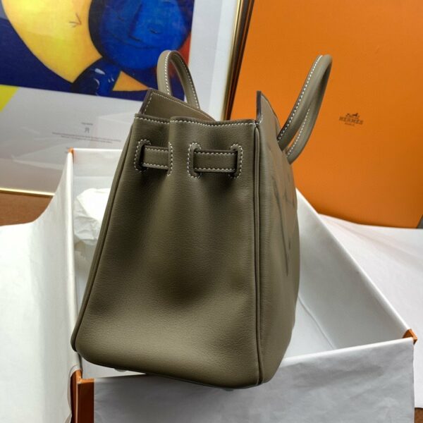 Hermes Etoupe Shadow Birkin 25 Brown - Image 5