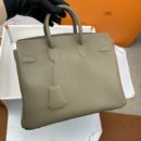 Hermes Etoupe Shadow Birkin 25 Brown