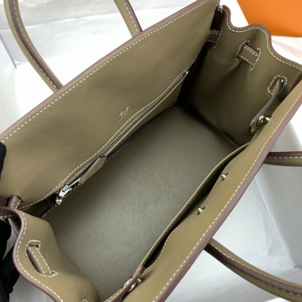 Hermes Etoupe Shadow Birkin 25 Brown - Image 9