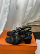 Hermes Eve 60 Sandal Black