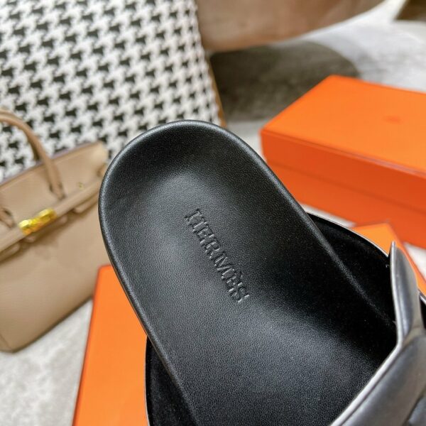 Hermes Extra Sandal Black - Image 8