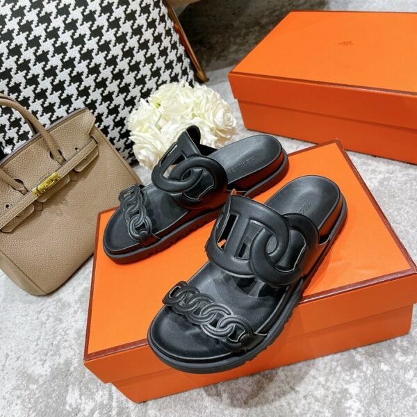 Hermes Extra Sandal Black